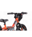 Bicicleta de equilíbrio elétrica de 24 volts com rodas de 16 polegadas, motor elétrico - laranja.