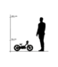 24 volt elektrische balance bike met 16 inch wielen, elektrische motor - oranje