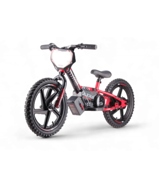 Vélo d'équilibre électrique 24 volts, 16 pouces - rouge