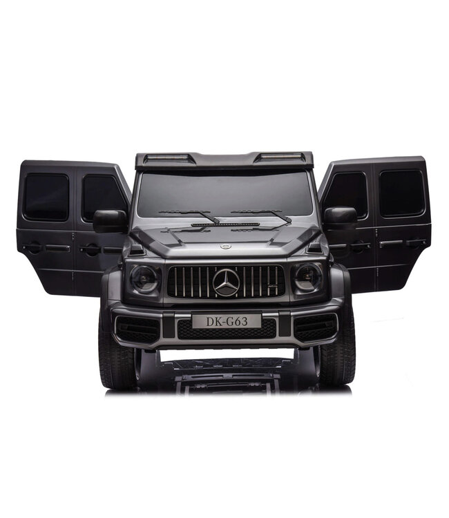 Carro infantil elétrico Mercedes G63 de 2 lugares, 24 volts com pneus de borracha e muito mais!