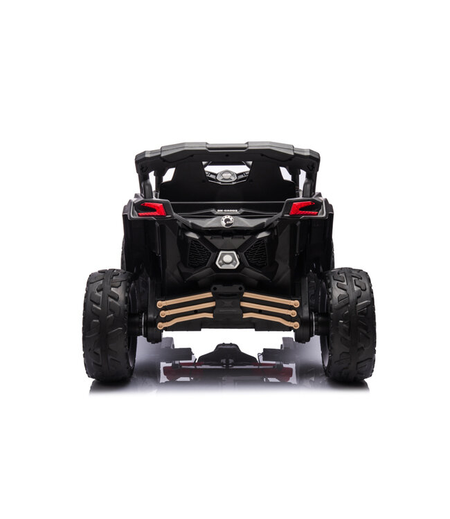 Can-Am Buggy, coche eléctrico para niños de 24 V con neumáticos EVA y asiento de cuero sintético.