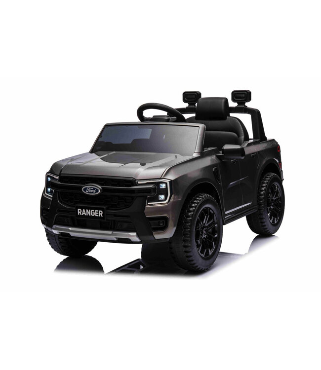 Ford Ranger, 12 volt elektrisk børnebil med gummidæk, lædersæde og meget mere!