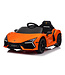 Lamborghini Revuelto, 12 volt elektrisk børnebil med EVA-dæk og imiteret lædersæde!