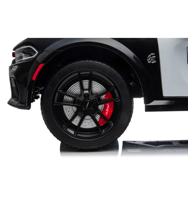 Dodge Charger SRT Politie, 12 volt elektrische kinderauto!