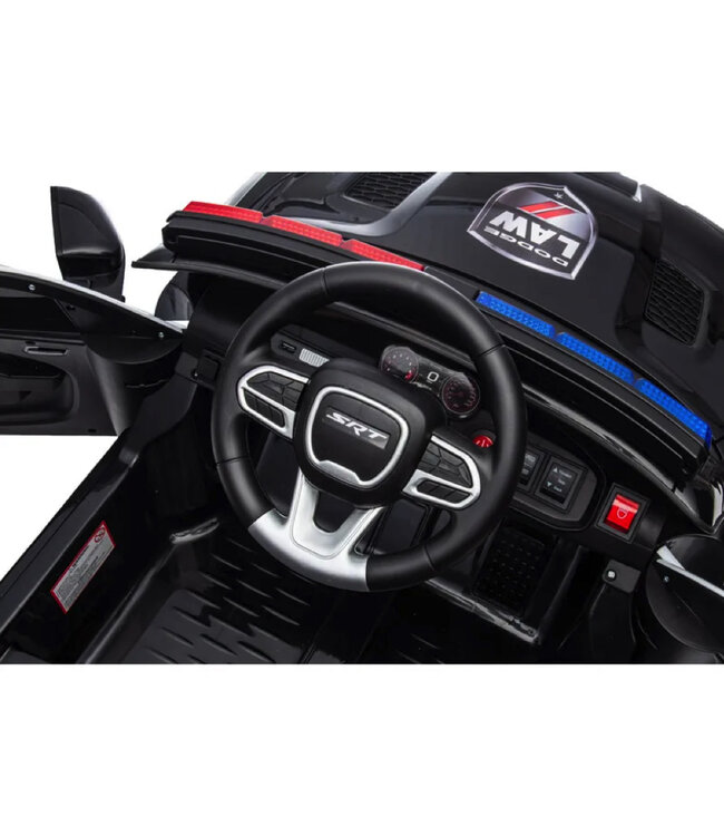 Dodge Charger SRT Politie, 12 volt elektrische kinderauto!