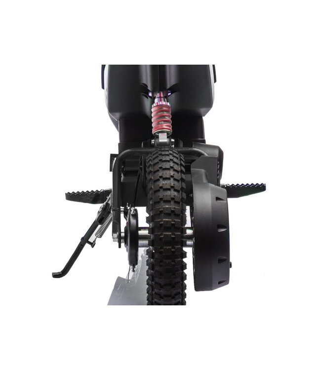 Moto eléctrica infantil Cross Motor de 24 voltios con ruedas suspendidas.
