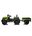Electric tractor with trailer, 12 volt, music module, bluetooth