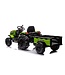 Tracteur électrique avec remorque, 12 volts, module musical, bluetooth