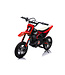 Moto elétrica infantil de 24 volts com motor cruzado e rodas de mola