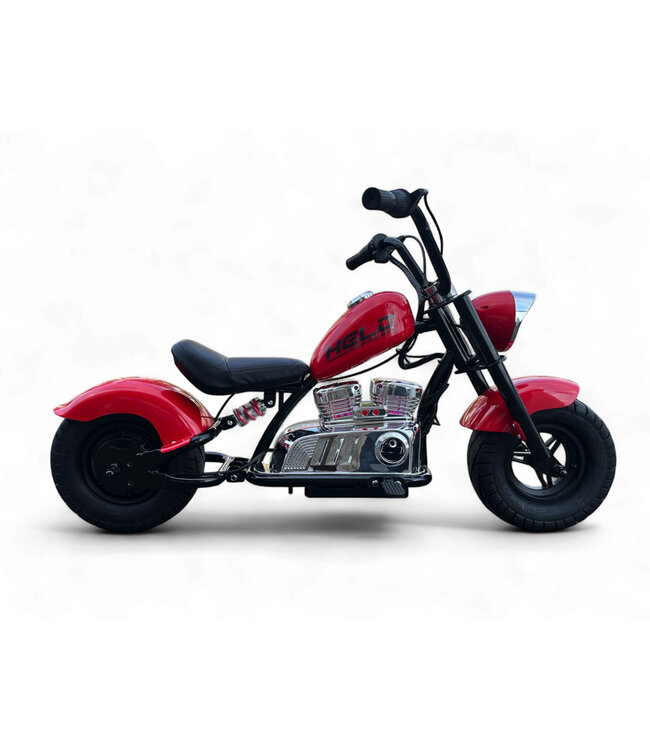 Chopper Warrior, mota elétrica infantil de 24 volts com pneus pneumáticos e assento em pele sintética!