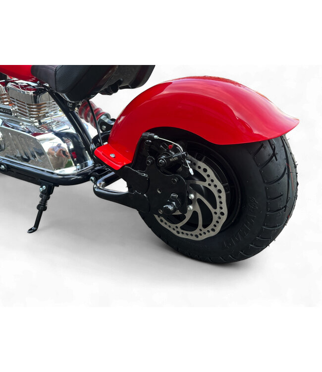 Chopper Warrior, mota elétrica infantil de 24 volts com pneus pneumáticos e assento em pele sintética!