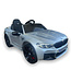 BMW M5, lædersæde, gummidæk, batteridrevet børnebil!