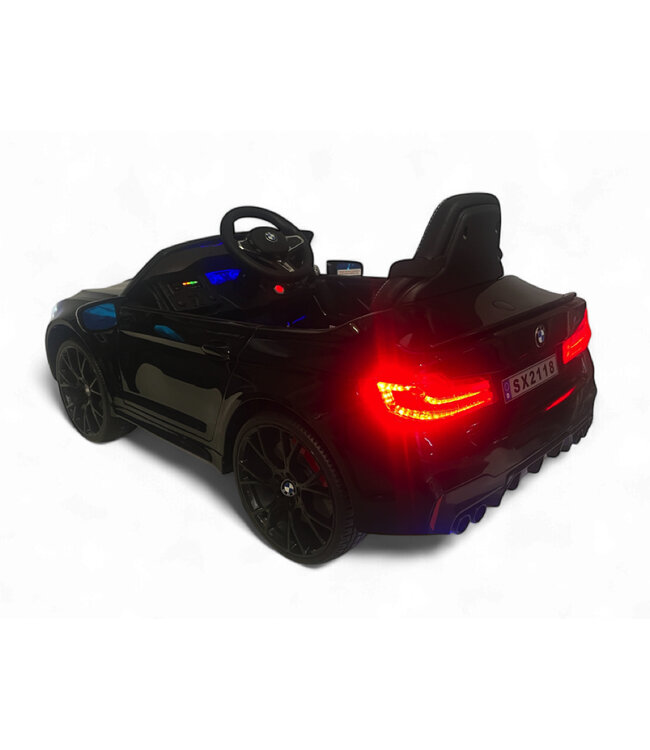 BMW M5, Leder zitje, Rubberen banden, Kinder Accu Auto!