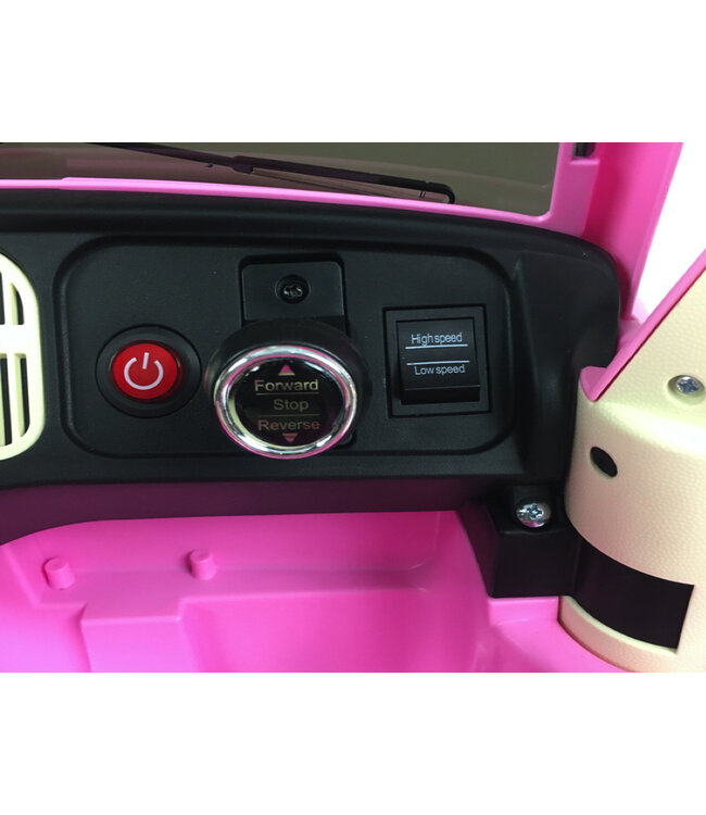 Volkswagen Beetle Classic Car, en 12-volt børnebil med gummidæk og meget mere!