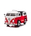 Volkswagen T1 klassisk bus, 12 volt børnebil med gummidæk og meget mere!