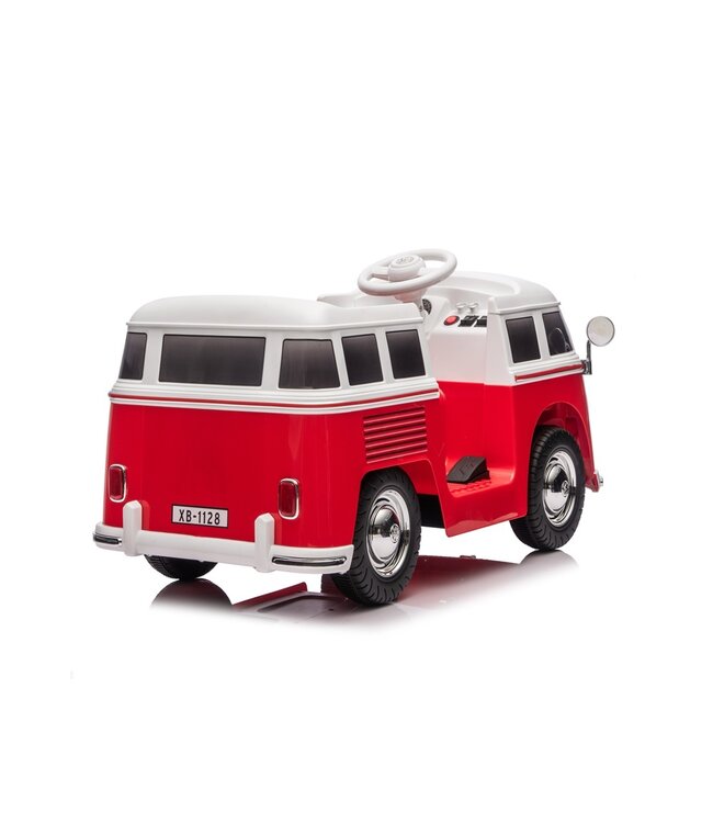 Bus classique Volkswagen T1, voiture pour enfants 12 volts avec pneus en caoutchouc et plus encore !