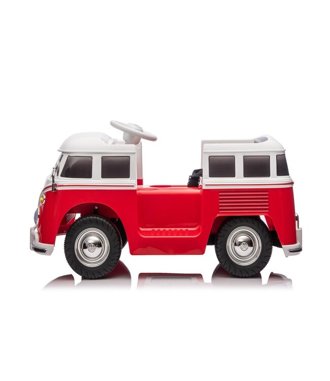 Autocarro clássico Volkswagen T1, carro infantil de 12 volts com pneus de borracha e muito mais!