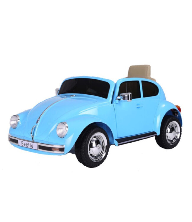Volkswagen Beetle Classic Car, en 12-volt børnebil med gummidæk og meget mere!