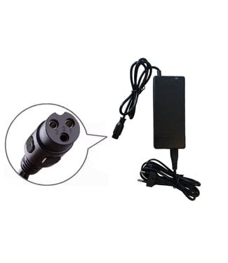 36 volt 2Ah charger, GX16 3-pin connector