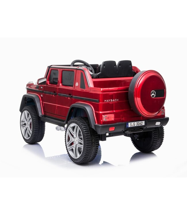 Elbil til børn Mercedes-Maybach G650, 12 volt, dæk i caoutchouc og plus ekstra!