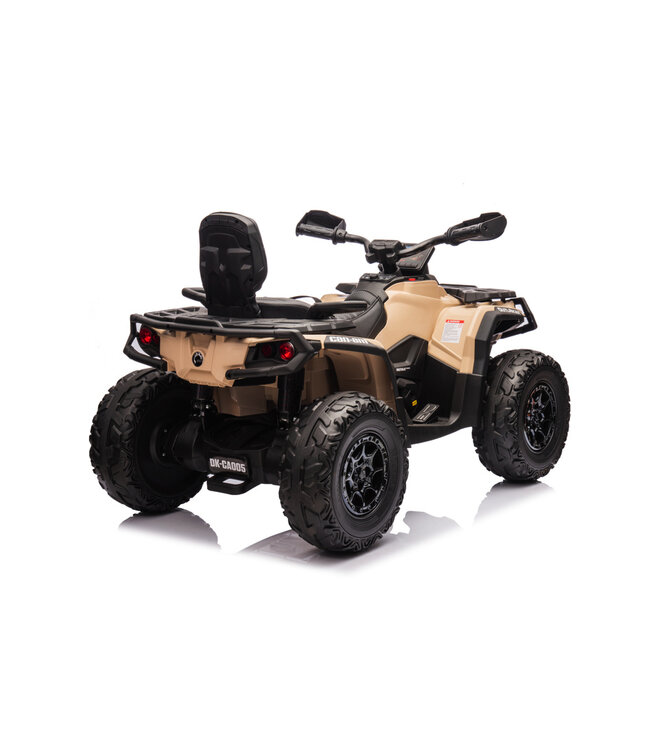 CAN-AM Outlander 2 places, 4x4, Quad 24 volts avec pneus en caoutchouc et siège en cuir