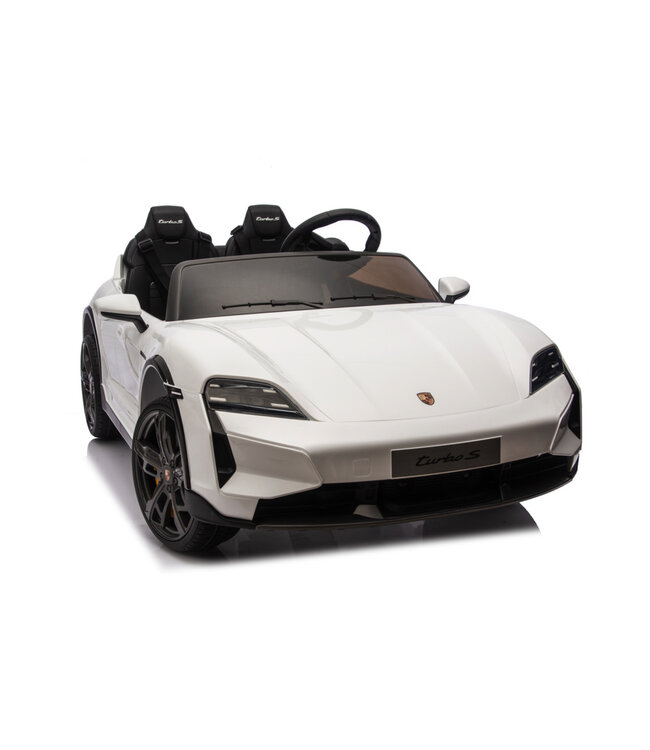 Porsche Taycan Turbo S, 2 zitter 24 volt elektrische kinderauto