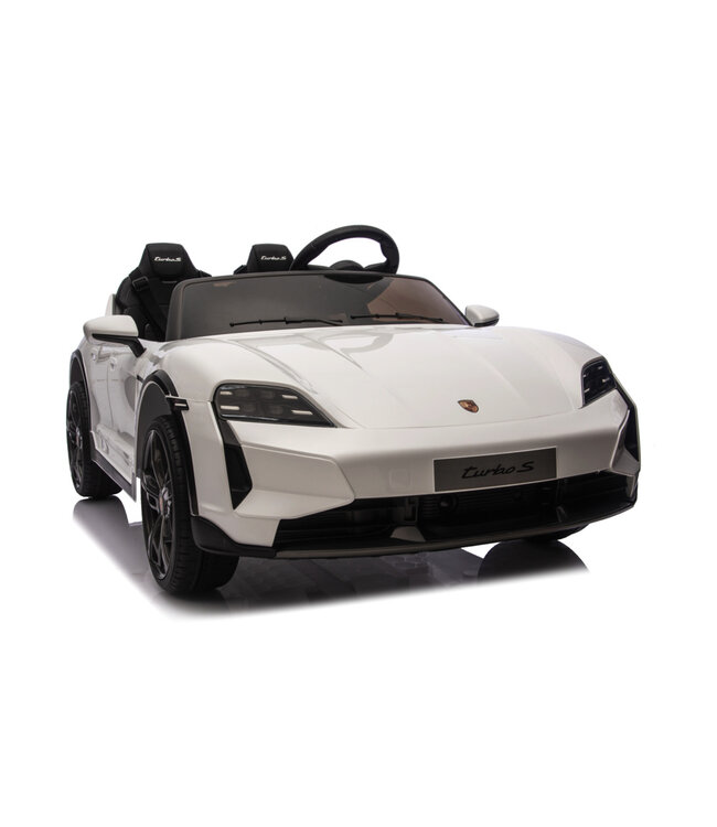 Porsche Taycan Turbo S, 2 zitter 24 volt elektrische kinderauto