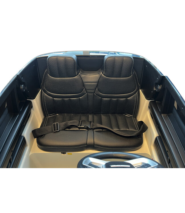 2-persoons Range Rover, 24 volt elektrische kinderauto, MP4-scherm, rubberen banden, leder zitting