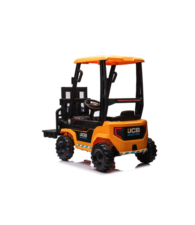 JCB Elektrischer Gabelstapler für Kinder – 12V mit echter Hub- und Fahrfunktion