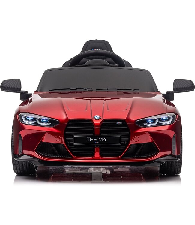 BMW M4, vehículo eléctrico para niños 12 voltios, limpio y fresco, neumáticos y caucho, ¡coche eléctrico para niños!