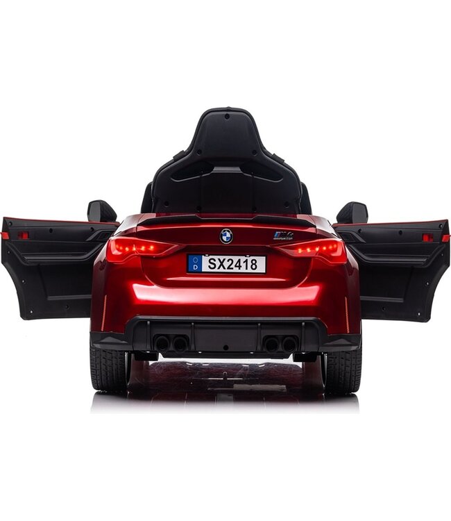 BMW M4, elbil til børn 12 volt, ren og frisk, pneus og caoutchouc, elbil til børn!