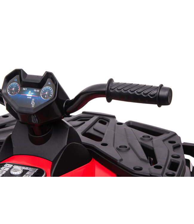24-Volt-Lithium-Elektro-Quad, 4 Motoren, Gummireifen, Ledersitz und mehr!