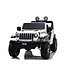 Jeep Wrangler Rubicon, coche eléctrico infantil de 12V con batería de litio, neumáticos de goma y asiento de similpiel