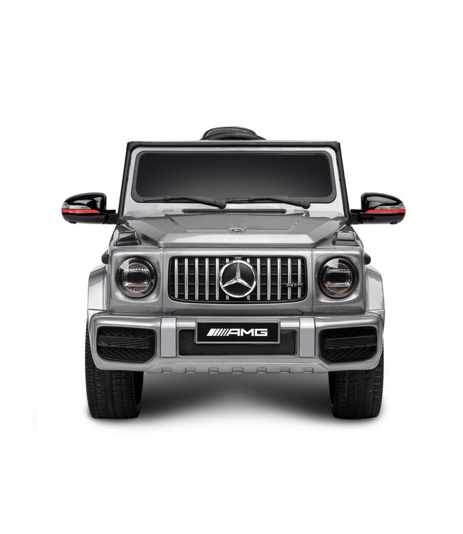 Mercedes G63 AMG, 12V Kinderauto mit Lithium-Akku, Gummireifen, Ledersitz und mehr