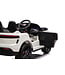 Porsche Macan Turbo electric ride-on car with a lithium battery, music module, rubber tires, and more.