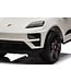 Porsche Macan Turbo electric ride-on car with a lithium battery, music module, rubber tires, and more.