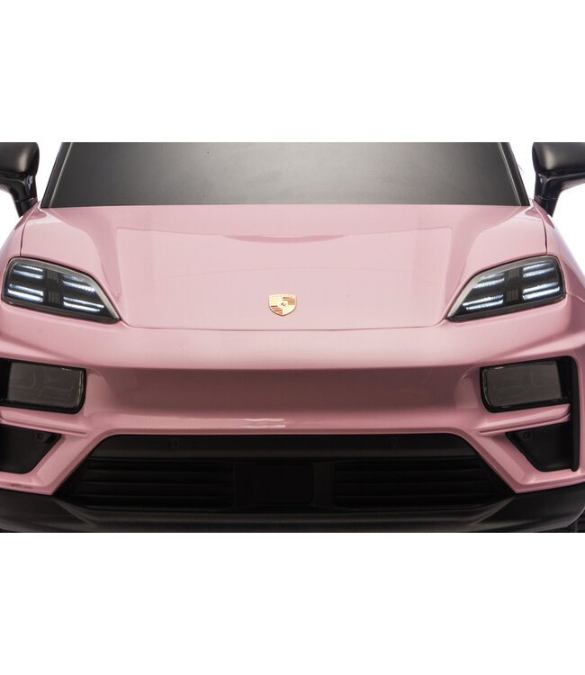 Porsche Macan Turbo, coche eléctrico para niños con batería de litio, módulo de música, neumáticos de goma y mucho más.