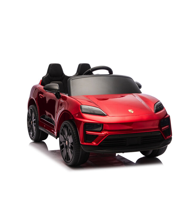 Porsche Macan Turbo, coche eléctrico para niños con batería de litio, módulo de música, neumáticos de goma y mucho más.
