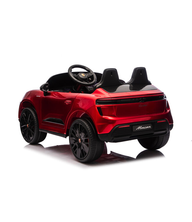 Porsche Macan Turbo voiture électrique pour enfants avec batterie au lithium, module musical, pneus en caoutchouc et bien plus encore.
