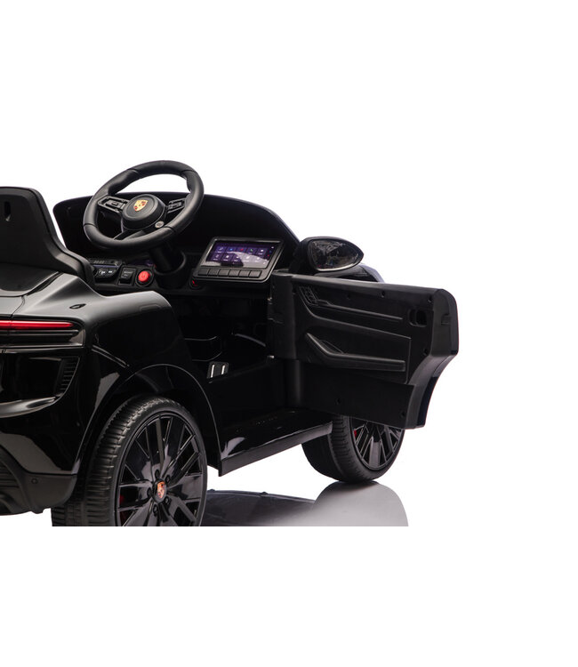 Porsche Macan Turbo voiture électrique pour enfants avec batterie au lithium, module musical, pneus en caoutchouc et bien plus encore.