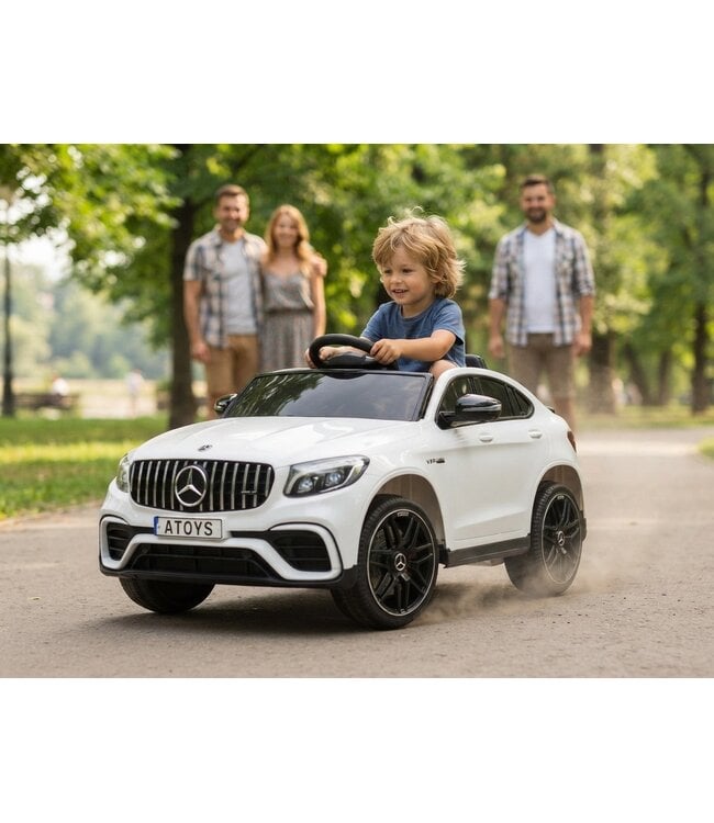 MERCEDES-BENZ GLC 63, Electric Battery Car with music module and more!