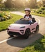 Porsche Macan Turbo electric ride-on car with a lithium battery, music module, rubber tires, and more.