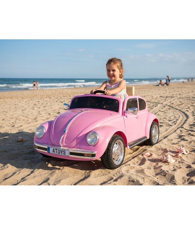 Volkswagen Beetle Classic Car, a 12-volt children's car with rubber tires and more!