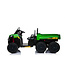 Farm Gator, 24V Voiture Électrique pour Enfants, 2 places, 4WD, Pneus en Caoutchouc, Siège en Cuir