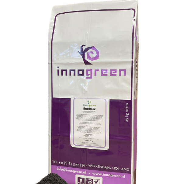 Innogreen Snelmix | NPK 16-3-8 + 2 MgO + 1 Fe + bacteriën