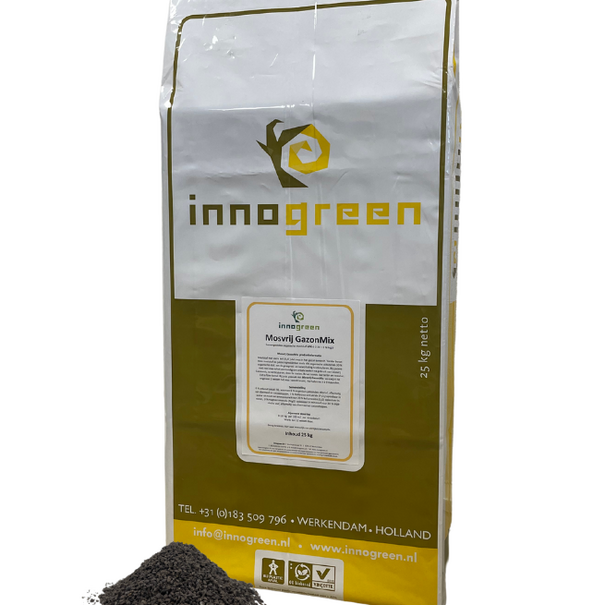 Innogreen Mosvrij gazonmix | NPK 6-2-20 + 3 MgO 