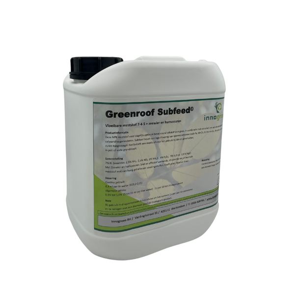 Innogreen Greenroof subfeed | NPK 7-4-5 + zeewier en humus