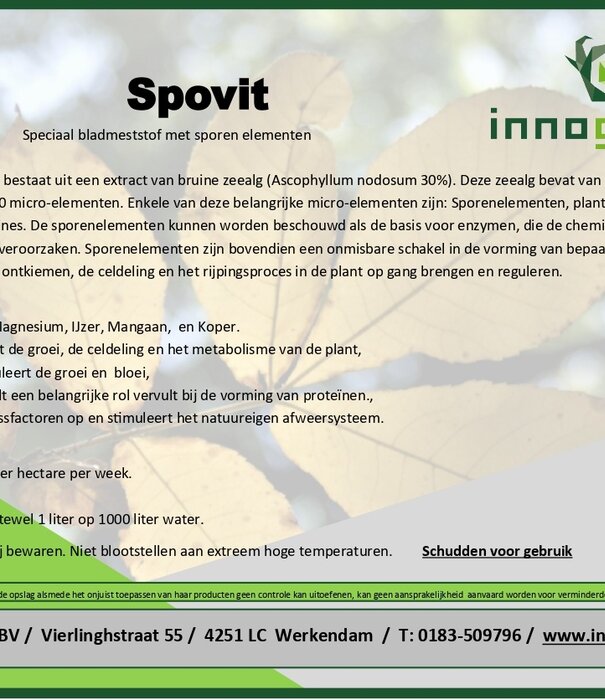 Innogreen Spovit | Ascophyllum nodosum | Kleinverpakking