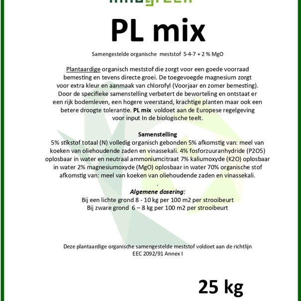 Innogreen ECO PL-mix© | NPK 5-4-7 + 2 MgO