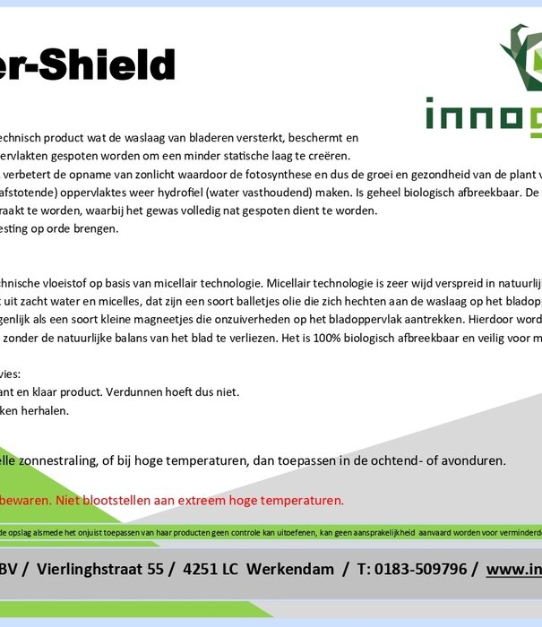 Innogreen Power-Shield© | Sporen elementen + waslaag versterking